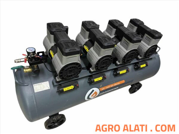 Bešumni kompresor 200l sa 4 motora, kompresori