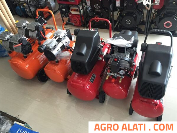 Bešumni kompresor 50l sa 2 motora, kompresori