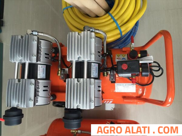 Bešumni kompresor 50l sa 2 motora, kompresori