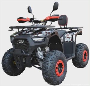 Kvad sivo crveni 125 kubika, četvorotočkaš za decu