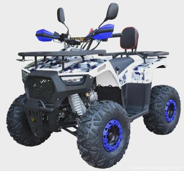 Kvad sivo plavi 125 kubika, četvorotočkaš za decu