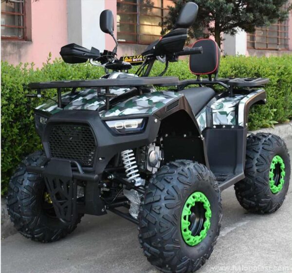 Kvad sivo zeleni 125 kubika, četvorotočkaš za decu