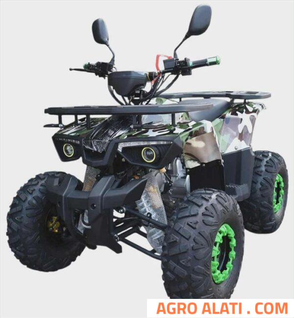 Kvad sivo zeleni 125 kubika, četvorotočkaš za decu