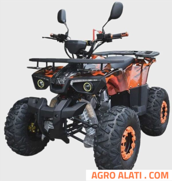 Kvad sivo zeleni 125 kubika, četvorotočkaš za decu